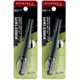 Rimmel London Wonder Swipe 2-in-1 Liner to Shadow - 004 So Savage Eyeliner Women 0.06 oz in Kuwait