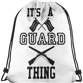 Its A Guard Thing Cool Drawstring Backpack String Bag