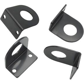 Replacement 3/4" Marker Light Bracket Fits RV Trailer Light Bracket Round Light Powder Coated(4pcs)