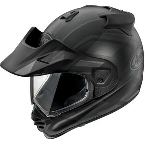Arai XD-5 Discovery Unisex-Adult Dual Sports Motorcycle Helmet - Black Frost / Large, 0140-0341