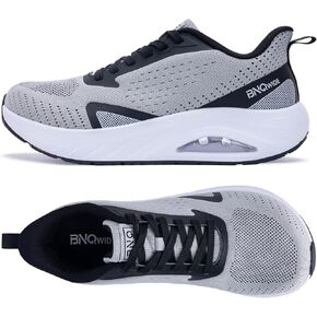 PERSOUL Wide Toe Box Shoes for Mens Arch Support Walking Tennis Sneakers Comfoty Orthotic Shoes for Bunions Plantar Fasciitis Outdoor Sports US 7-12