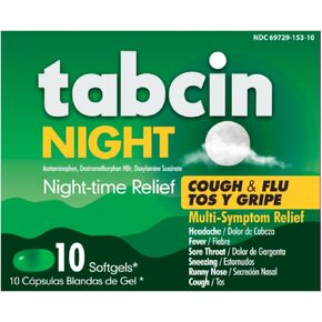 Nighttime Relief Softgels, Multi-Symptom Nighttime Relief for a Good Night's Sleep, 10 Softgels