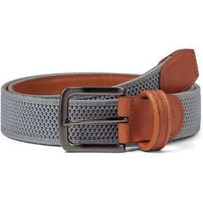 Johnston & Murphy Amherst Knit Belt Grey 36