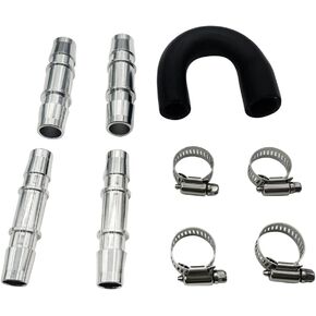 Upgrade Aluminum Engine Heater Core Bypass Kit with 5/8" 3/4" Hose Compatible with Most Common Heater Hosese 626-001