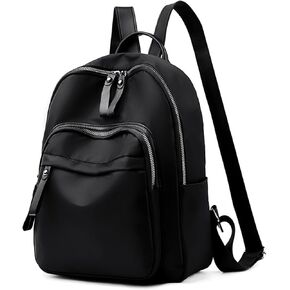 Small Women Backpack Purse, Waterproof Mini Backpack for Women Black Travel Bookbag Shoulder Bag, Lightweight Ladies Fashion Daily Backpack Anti-theft Casual Daypack