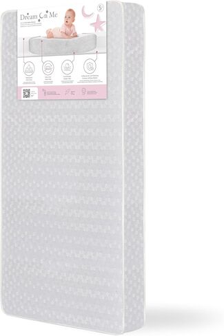 Snooze Crib & Toddler Mattress, Extra Firm Thermo-Bonded Core, Greenguard Gold Certified in Saudi Arabia