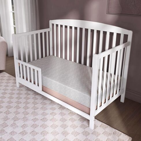 Snooze Crib & Toddler Mattress, Extra Firm Thermo-Bonded Core, Greenguard Gold Certified in Saudi Arabia