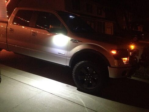 iJDMTOY White LED Under Side Mirror Puddle Lights Compatible with Ford F150 Raptor Edge Explorer Flex, Lincoln Navigator Mark LT MKX etc. (Powered by 18 pcs White SMD LED Lights) in Saudi Arabia