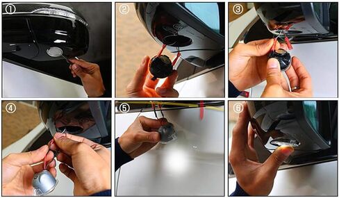 iJDMTOY White LED Under Side Mirror Puddle Lights Compatible with Ford F150 Raptor Edge Explorer Flex, Lincoln Navigator Mark LT MKX etc. (Powered by 18 pcs White SMD LED Lights) in Saudi Arabia