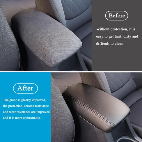 Rifoda for Toyota Corolla Cross 2022 2023 2024 2025 Center Cover Cover Microfiber Leather Cover Cover Center Cushion Console Care Accountory Red with Black in Saudi Arabia