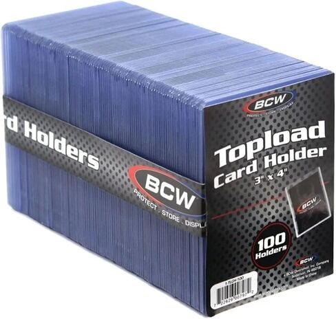 BCW 1-TLCH-100 3X4 Topload Card Holder - Standard in Saudi Arabia