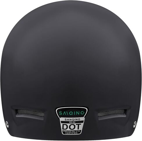 خوذة دراجة نارية للبالغين نصف خوذة مع قناع مقاوم للرياح للطراد ، والدراجات على الطرق ، والدراجات الكهربائية ، والدراجات البخارية خوذة بارد للرجال والنساء. in Kuwait