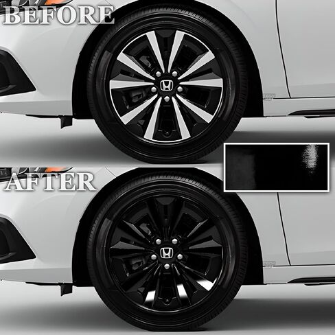 BOGAR TECH DESIGNS Precut for Honda Civic Sedan 2022-2025 Side Window Chrome Delete Vinyl Film Replacement, Gloss Black in Saudi Arabia