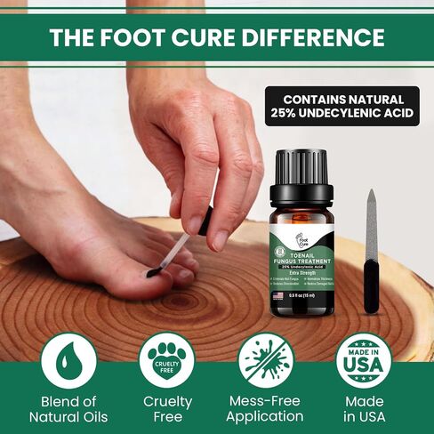 Toenail Fungus Treatment Kit Extra Strength - Foot Soak, Nail Repair Pen & Tea Tree Balm - Foot Care Kit, Great Solution for Smelly Feet, Athlete's Foot, Cracked & Fungal Discolored Nails - Made in USA in Saudi Arabia