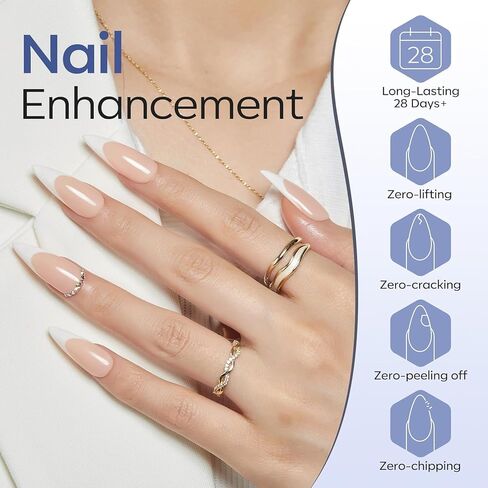 modelones Gel Top Coat and Base Coat, 2Pcs 10ml Gel Nail Polish No Wipe Top Coat Set, Glossy Shine Long Lasting LED Soak Off For Home DIY and Nail Salon in Saudi Arabia