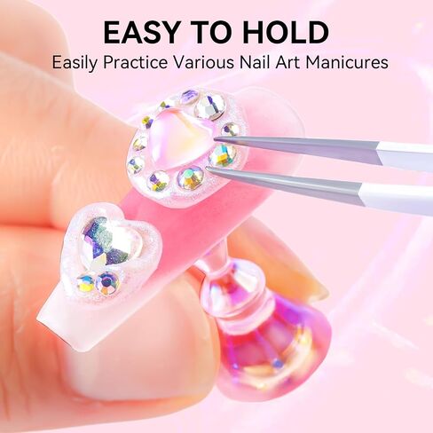 Makartt Nail Stand for Press On Nails Display Practice Art Painting Magnetic Fake Nail Holder for Painting Nails Stand for False Nail Designs with Reusable Putty for Home DIY Beginner Salon Supplies in Saudi Arabia