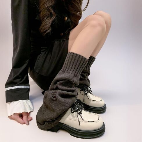 Goth Y2k Leg Warmers for Women Gothic Cute Grunge Cutecore Rave Emo Punk Hippie Knit Warm Winter Alt in Saudi Arabia