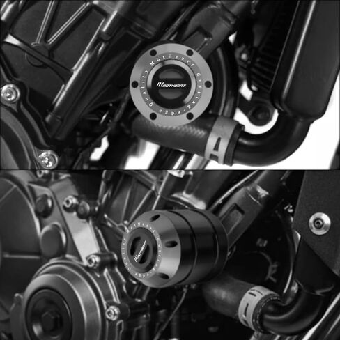 انزلاقات إطار الدراجات النارية لـ CB650R 2019-2024 حماة حدوث دراجة نارية تحطم Protcts Protection CB 650 R Potorcycle Frame Crash Protectory (Gray) in Kuwait