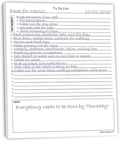 Activity Log Notepad, 60 Page Planning Pad to List a Task, Action or Contact. A Versatile Work Tool to Track Time & Organize Office Productivity. 8.5 X 11, A4 Sheets. in Kuwait