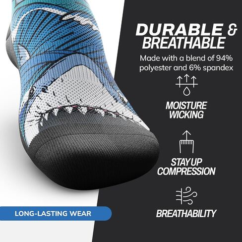 Outway Crew Socks for Men & Women, Breathable, Moisture-Wicking Athletic Socks with Arch Support, Colorful, Durable Blend in Saudi Arabia