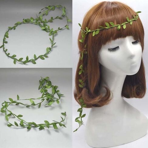 Artificial Greenery Eucalyptus Vine, 252ft Plants Fake Hanging Green Leaves Jungle DIY Wreath for Wall Decor Party Christmas Wedding Garland Garden Headband Wreath Wraping Craft in Kuwait