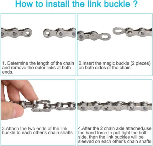 A AKRAF Bike Link Plier + Chain Breaker Splitter Tool + Chain Checker + 3 Pairs Bicycle Missing Links, Bike Link Opener Closer Plier Chain Cutter Connector Wear Indicator Tool (New Version) in Saudi Arabia