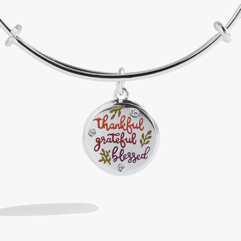Alex and Ani Thankful Mantra Charm Bangle in Saudi Arabia
