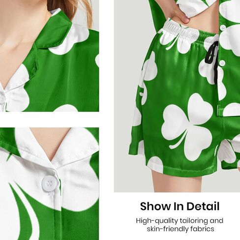 2 Piece Pjs Womens Button Down Pajamas Set Short Sleeve Soft Sleepwear in Kuwait