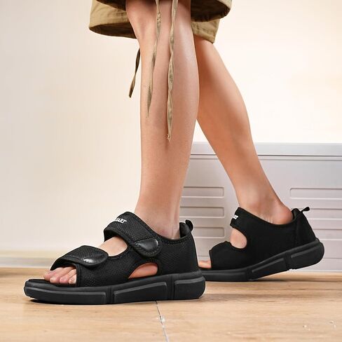 Diabetic Sandals for Men Wide Toe Swollen Feet Adjustable for Foot Pain ReliefOpen Toe Casual Athletic Sandals for Outdoor Beach Travel Summer in Kuwait