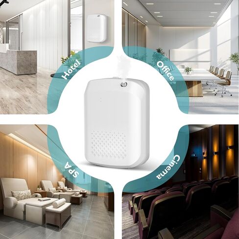 Machent Air Machine for Home ، ناشر مجموعة فندق Yofuly Smart مع تكنولوجيا الهواء البارد ، وناشر الزيوت الكهربائية بدون ماء 400 مل لغرفة كبيرة ، ومكتب ، و 1500 متر مربع. تغطية FT in Kuwait