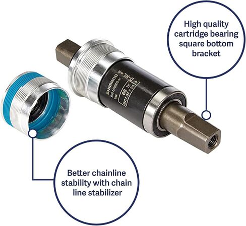 حامل سفلي SHIMANO BB-UN300 - إنجليزي، عمود دوران 68 × 110 مم، مستدق مربع JIS in Saudi Arabia