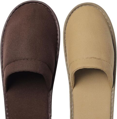 Yeios Hotel Spa Slippers Closed Toe Home Guest Slippers for Adult 20 Pairs for Men and Women White in Saudi Arabia
