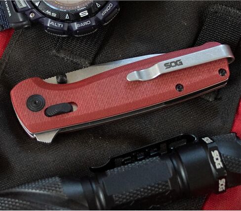 SOG unisex adult Folder Terminus XR G10 Crimson, RED, One Size US in Saudi Arabia