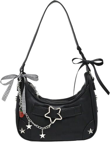 فيردوسا نساء Y2K Underarm Loutte Bag Bag Sucded Hobo Proses Small Partes Small in Saudi Arabia
