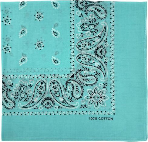 12 Pack Red Thick Cotton Nice Bandanas Paisley Design in Saudi Arabia