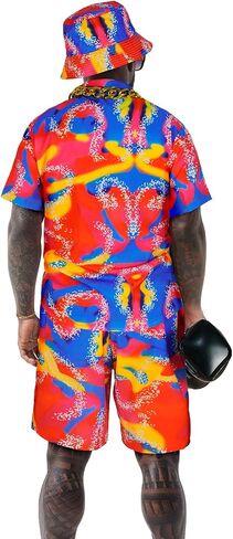 Men's 80s Outfit Set Retro Party Costume with Accessories in Saudi Arabia