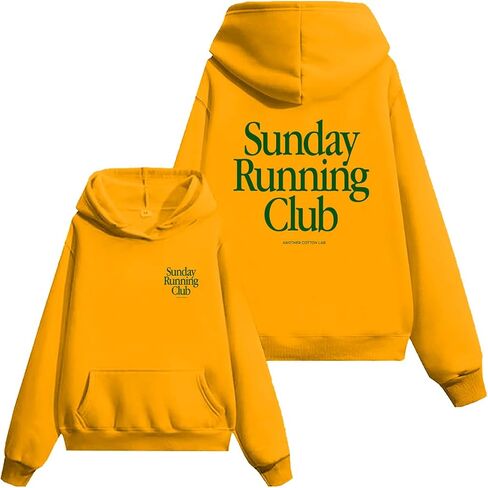 Sunday Running Club Hoodie Sunday Running Sweatshirt Stirts Funny Crewneck Long Sleeve Tops Esisex Shirt in Kuwait