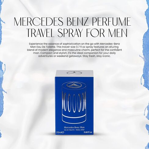 Mercedes-Benz For Men - Elegant Fragrance With Woody, Sensual Musky Notes - Mesmerize The Senses With Original Luxury Men’s Eau De Toilette Spray - Endless Day Through Night Scent Payoff - 4 OZ in Kuwait
