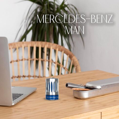 Mercedes-Benz For Men - Elegant Fragrance With Woody, Sensual Musky Notes - Mesmerize The Senses With Original Luxury Men’s Eau De Toilette Spray - Endless Day Through Night Scent Payoff - 4 OZ in Kuwait