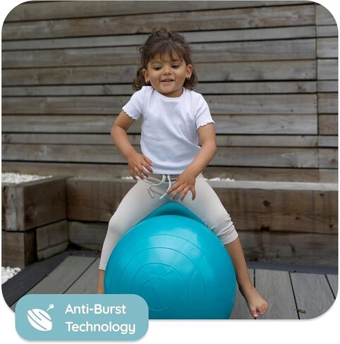 BABYGO® Sensory Peanut Ball for Kids Children | Autism Therapy Calming Development Activities Motor Skills Special Needs | Exercise Book & Pump Included | Anti Burst 45cm in Kuwait