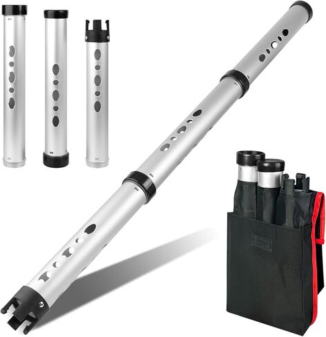 River Hill Golf Golf Ball Retriever, Aluminum Alloy Picker Upper Tube, 23 Golf Balls Shagger Grabber, 38.6 Inch Ball Collector, Pickup Tool Device for Men Women in Kuwait