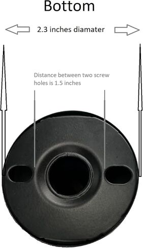 Curtain Rod Ceiling Extender-Mount Bracket-Black and Silver -Large Size-12-14-16-18-20 inch Height Options Fitting Rods 1 Inch or Less (Black, 18 inch) in Saudi Arabia