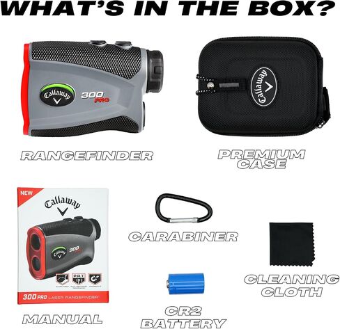 Callaway 300 Pro Slope Laser Golf Rangefinder - golf laser rangefinder featuring slope with an external on/off indicator in Saudi Arabia