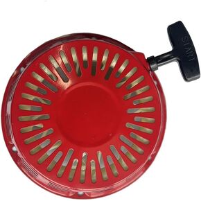 GX390 Recoil Starter Pull Stare Assembly متوافق مع Honda GX340 GX420 GX620 GX670 PORMENT 339C 389CC 11HP 13HP Generator ويمكن أن يحل محل 28400-ZE3-W01ZA 28400-Z3-1W02ZP (RED)