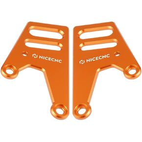 Passenger Foot Guard Footrest Guards Heel Guards Cover Compatible with 690 ENDURO/ENDURO R 2008-2023, Compatible with Husqvarna 701 ENDURO/Supermoto 2016-2023, Black, See Fitment