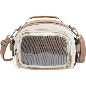 Ita Bag Pin Display Backpack with Insert Canvas Single Shoulder Crossbody Bag Contrast Handbag and Purse for Women (Black)