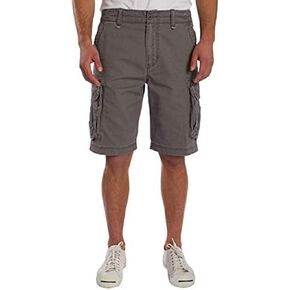UNIONBAY Montego Cargo Shorts for Men Assorted Colors and Sizes - Comfort Stretch (Grey Goose, 42)