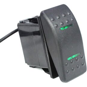 X-Haibei مقاوم للماء 3 أوضاع روكر التبديل 12 فولت 24 فولت SpDT ON Off ON 4 Pin Red LED Light for Boat Car RV in Kuwait