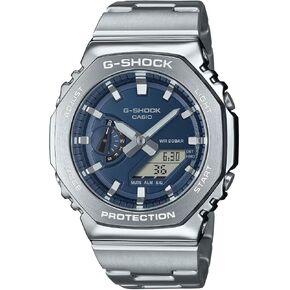 Casio G-Shock Octagonal Navy Blue Stainless Steel Watch GM2110D-2B
