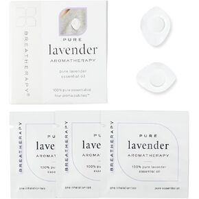 Aromatherapy Lavender Patches - Pure Essential Oil Aroma Patch - Lavender Essential Oils for Headache - 4-Pack